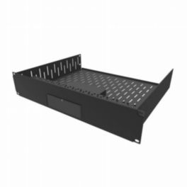 Penn Elcom Penn Elcom Rack Shelf Faceplates 2U Vented Rack Shelf With CNC cut Magnetic FPlate 1xSonos Port