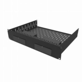 Penn Elcom Penn Elcom Rack Shelf Faceplates 2U Vented Rack Shelf With CNC cut Magnetic FPlate 2xSonos Port