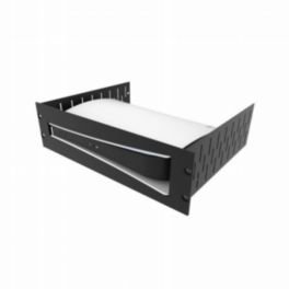 Penn Elcom Penn Elcom 3U Vented PlayStation Rack Shelf & Magnetic Faceplate for PS5 Digital Edition