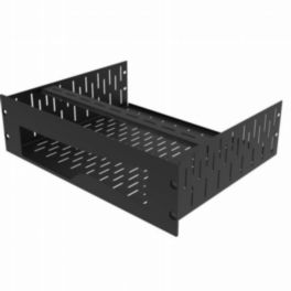Penn Elcom Penn Elcom 3U Vented Rack Shelf with Magnetic Faceplate for PS5 Slim