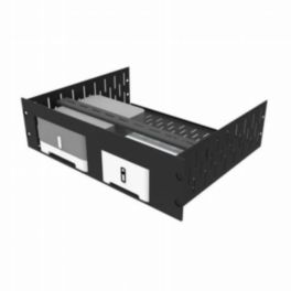 Penn Elcom Penn Elcom Rack Shelf Faceplates 3U Rack Shelf Faceplate Cut Out For 1 x Sonos Bridge 1xCONNECT:AMP