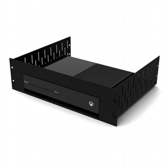 Penn Elcom 3U Vented Rack Shelf with Magnetic Faceplate for Xbox One