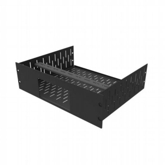 Penn Elcom 3U Vented Rack Shelf with Magnetic Faceplate for Mac Studio