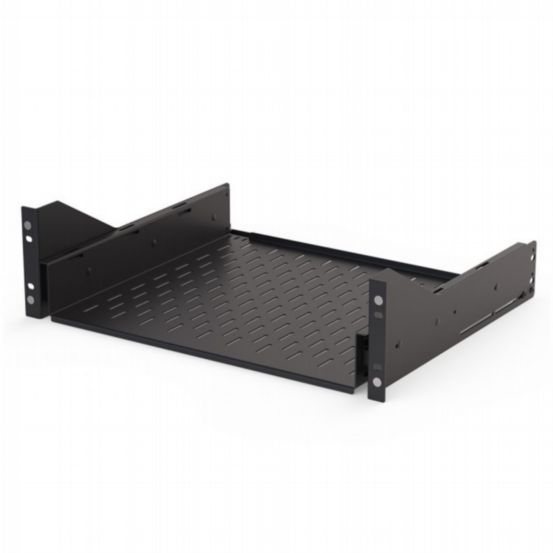 Penn Elcom 3U Sliding Vented Rack Shelf with Magnetic Face Plate System
