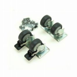 Penn Elcom Penn Elcom Rack Frames Castor Kit for R2020 Skeleton Rack R2020-CASTOR-KIT