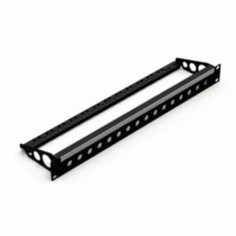 Penn Elcom Penn Elcom 1U Rack Panel for 16 x BNC Connectors with Cable Support Bar
