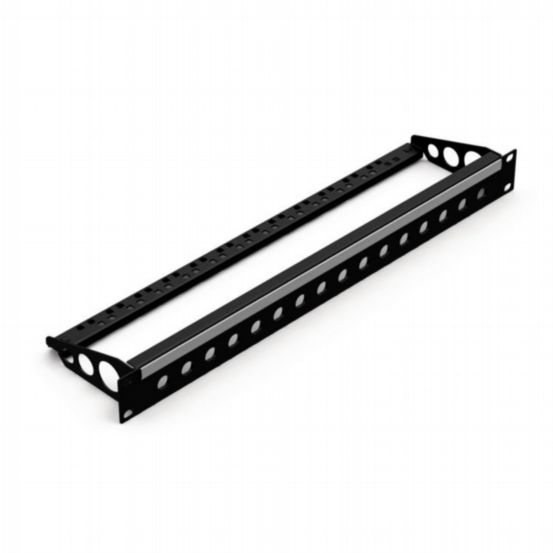 Penn Elcom 1U Rack Panel for 16 x BNC Connectors with Cable Support Bar