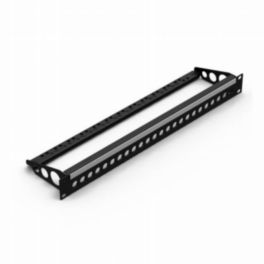 Penn Elcom Penn Elcom 1U Rack Panel for 24 x BNC Connectors with Cable Support Bar