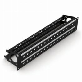 Penn Elcom Penn Elcom 2U Rack Panel for 32 x BNC Connectors with Cable Support Bar