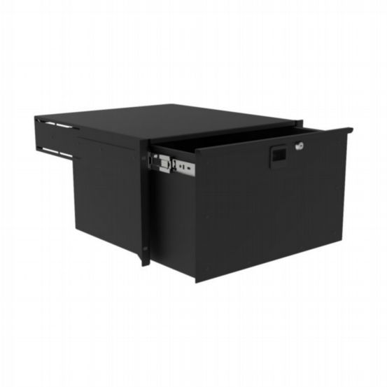 Penn Elcom 6U Heavy Duty Rack Drawer – 485mm Deep with Handle