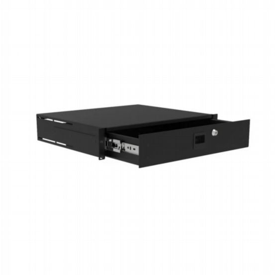 Penn Elcom Rack Drawers 2U Touring Grade Heavy Duty Rack Drawer Black