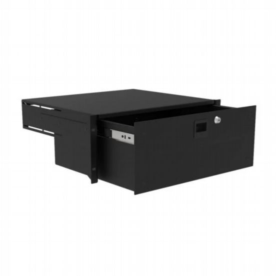 Penn Elcom Rack Drawers 4U Touring Grade Heavy Duty Rack Drawer Black