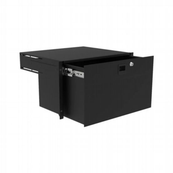 Penn Elcom Rack Drawers 6U Touring Grade Heavy Duty Rack Drawer Black