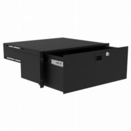 Penn Elcom Penn Elcom 4U Aluminium Rack Drawer Black – 387mm