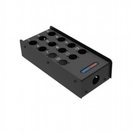 Penn Elcom Stage Box 12 Hole Channel  Punched for D-Series Connectors