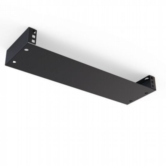 Penn Elcom 1U Wall Mount Rack square hole rails black