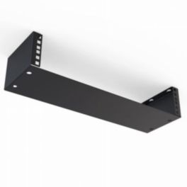Penn Elcom Penn Elcom 2U Wall Mount Rack square hole rails black