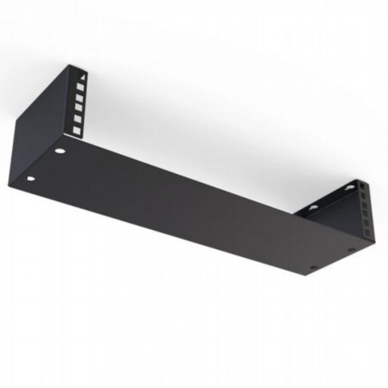 Penn Elcom 2U Wall Mount Rack square hole rails black