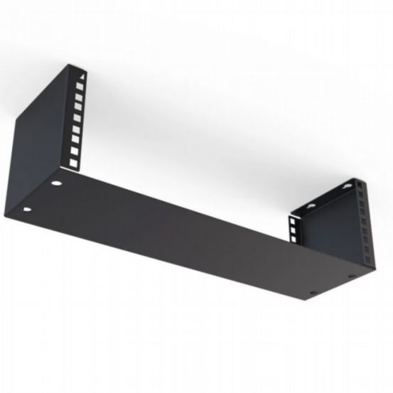 Penn Elcom 3U Wall Mount Rack square hole rails black