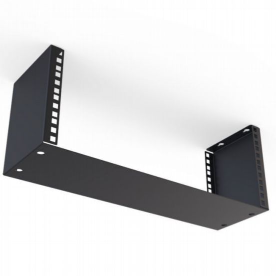 Penn Elcom 4U Wall Mount Rack square hole rails black