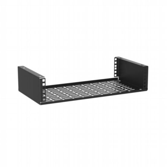 Penn Elcom 2U Rack Mount Bracket with Square Hole Rack Rails and Cable Management – 250mm Deep