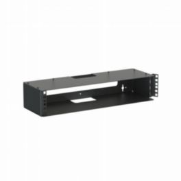 Penn Elcom Penn Elcom 2U Wall Mount Bracket with Square Hole Hinged Rack Rails
