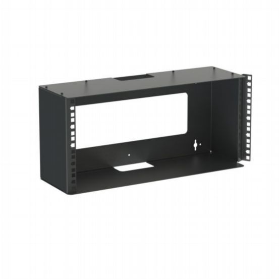 Penn Elcom 5U Wall Mount Bracket with Square Hole Hinged Rack Rails