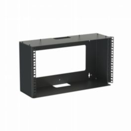 Penn Elcom Penn Elcom 6U Wall Mount Bracket with Square Hole Hinged Rack Rails
