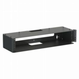 Penn Elcom Penn Elcom 2U Wall Mount Rack Bracket with M6 Threaded Hinged Rails