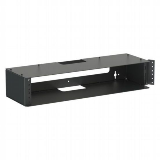 Penn Elcom 2U Wall Mount Rack Bracket with M6 Threaded Hinged Rails