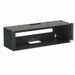 Penn Elcom Penn Elcom 3U Wall Mount Bracket with M6 Threaded Hinged Rails