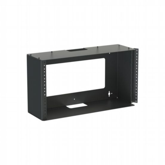 Penn Elcom 6U Wall Mount Bracket with M6 Threaded Hinged Rails