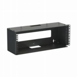 Penn Elcom Penn Elcom Racks Wall Mount 4U Rack Mount Wall Bracket With Hinged Rack Rail square holes