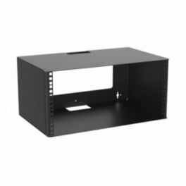 Penn Elcom Penn Elcom 5U Wall Mount Bracket with Square Hole Hinged Rack Rails – 300mm Deep