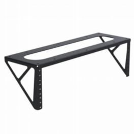 Penn Elcom Penn Elcom 3U Black Under Desk Rack Bracket with 10/32 Threaded Rails