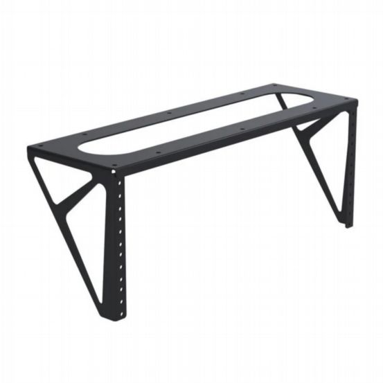 Penn Elcom Racks 4U Under Desk Bracket, Black