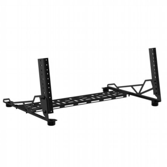 Penn Elcom 4U Adjustable Open Desktop Rack with M6 Rails