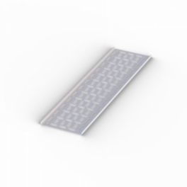 Penn Elcom Penn Elcom 12U White Vertical Cable Management Tray