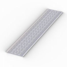 Penn Elcom Penn Elcom 18U White Vertical Cable Management Tray