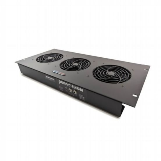 Penn Elcom Ultra-Quiet 3 Fan Tray for Server Enclosures (R4000 & R5000 Compatible)