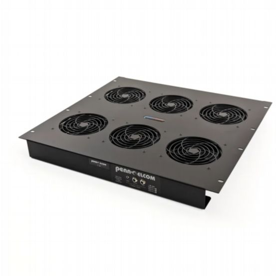 Penn Elcom Ultra-Quiet 6 Fan Tray for Server Enclosures – R4000 & R5000 Compatible