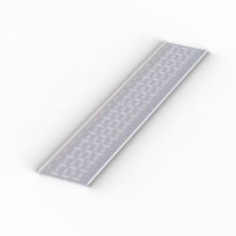 Penn Elcom Penn Elcom Rack Enclosures R4000 Cable Tray 18U White R4000-CT-18UW