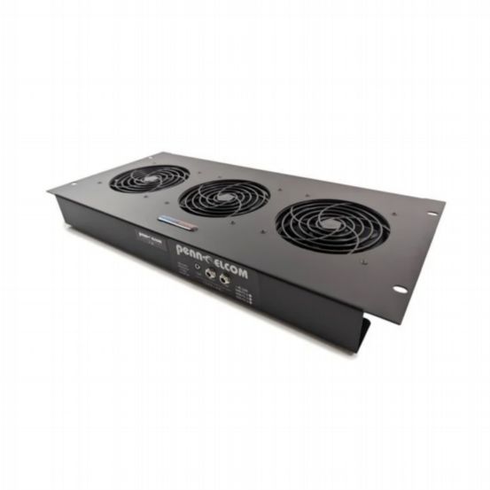 Penn Elcom Rack Cooling Quiet 3 Fan Tray for R4000/R5000 Racks R4000-FT3