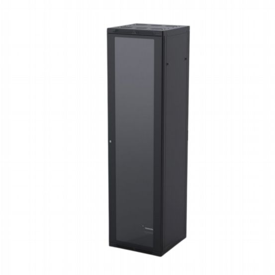 Penn Elcom 47U Server Enclosure with M6 Threaded Rails – 600 x 600mm with Polycarbonate Door