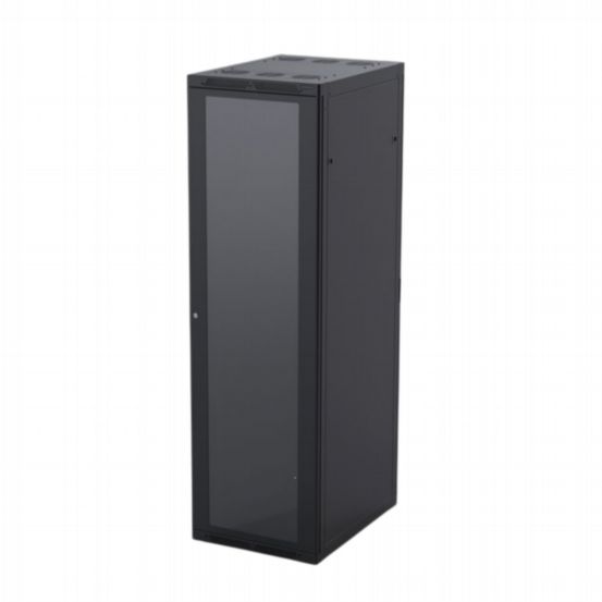 Penn Elcom Rack Tower 42U Blk 600x800mm, 10/32 rails - Poly Door