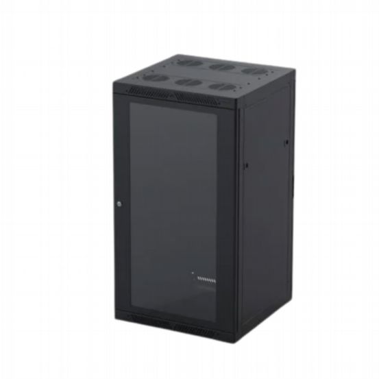 Penn Elcom 22U Server Enclosure 600mm x 600mm - 10/32 Threaded Rack Rails with Polycarbonate Door