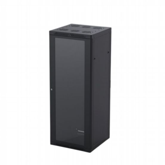 Penn Elcom 32U Server Enclosure 600mm x 600mm - 10/32 Threaded Rack Rails with Polycarbonate Door