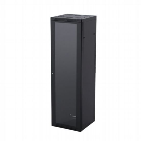 Penn Elcom 42U Server Enclosure 600mm x 600mm - 10/32 Threaded Rack Rails with Polycarbonate Door