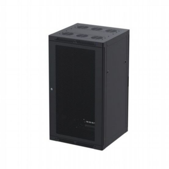 Penn Elcom 22U Server Enclosure 600mm x 600mm - 10/32 Threaded Rack Rails with Vented Door