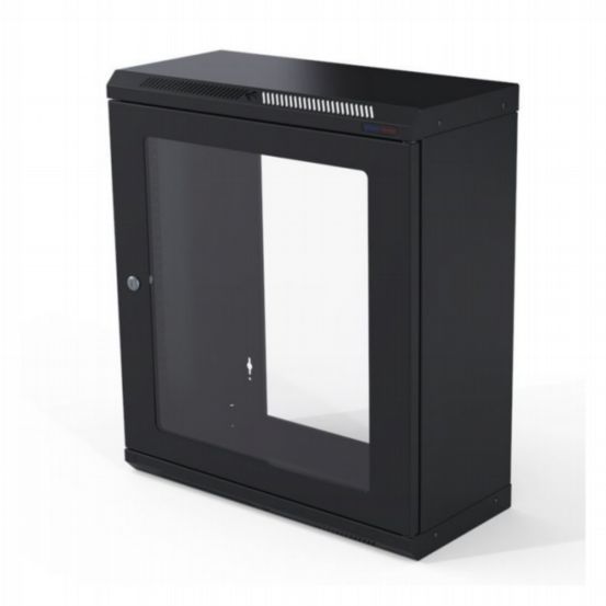 Penn Elcom Racks Wall Mount Wall Mount Rack Enclosure 12U 250mm/9-84 Inch Deep M6 Rack Rail